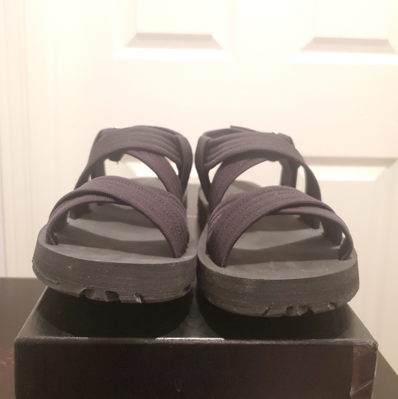 DRIES VAN NOTEN Leather Trimmed Webbing Sandals - UNISEX - Picture 4 of 8